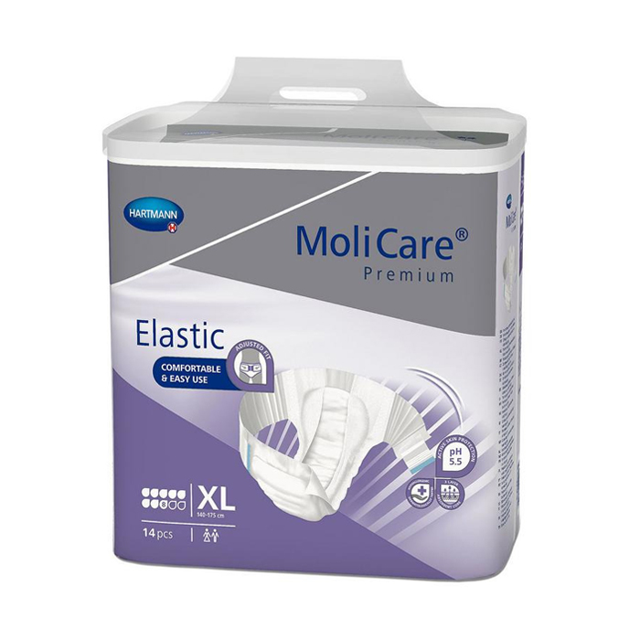 Image of MoliCare Premium Elastic Incontinentieslip - 8 Druppels - XL 14 Stuks