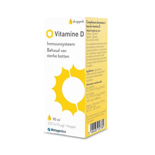 Image of Metagenics Vitamine D 200IU Druppels 90ml