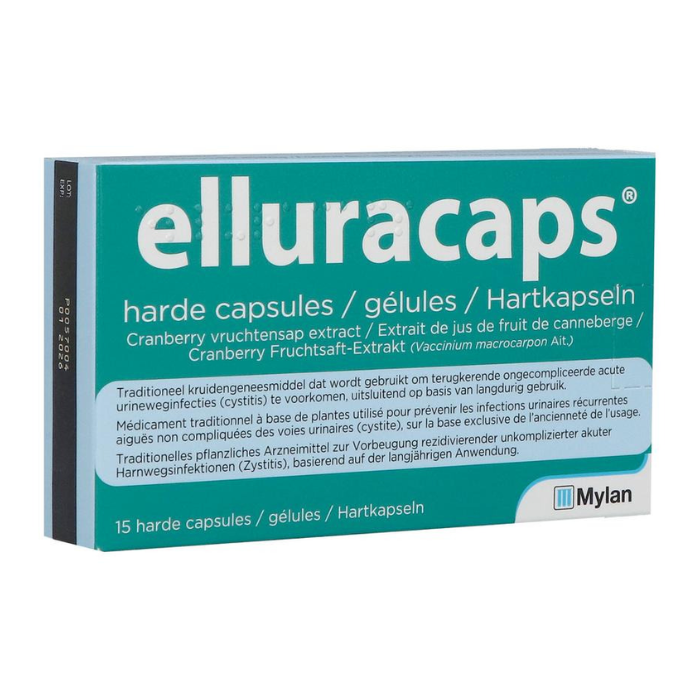 Image of Elluracaps Cranberry Urineweginfecties - 15 Capsules 