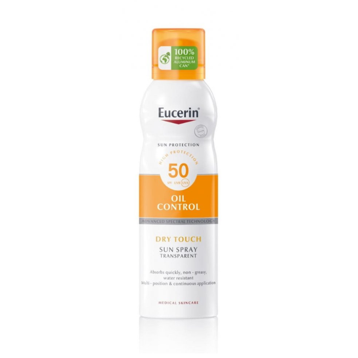 Image of Eucerin Sun Oil Control Invisible Mist Dry Touch SPF50+ 200ml 