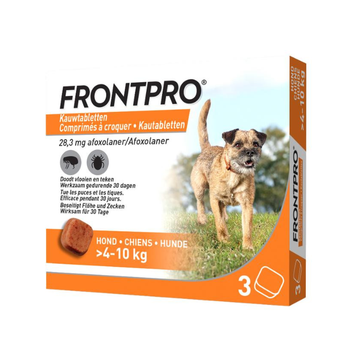 Image of Frontpro 28mg Honden 4-10kg - 3 Kauwtabletten 