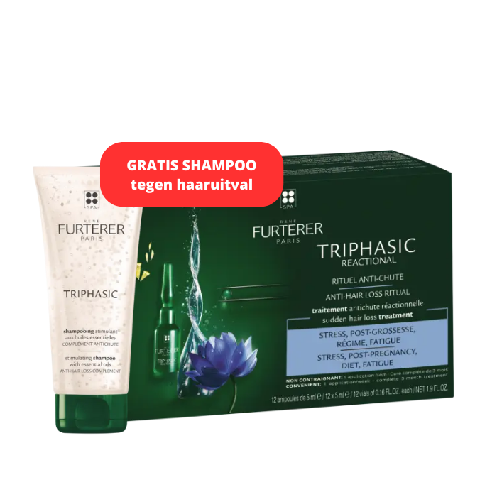Image of Furterer Triphasic Reactional 12x5ml Ampullen + GRATIS Shampoo 100ml 