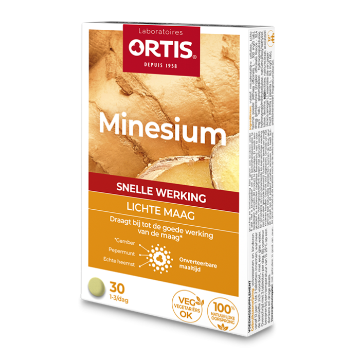 Image of Ortis Minesium Lichte Maag - 30 Tabletten