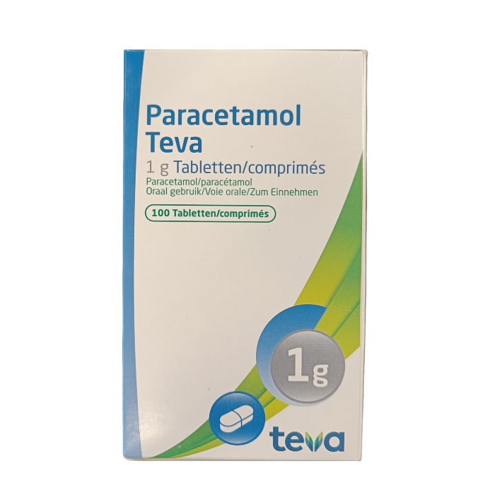 Image of Paracetamol Teva 1g 100 Tabletten