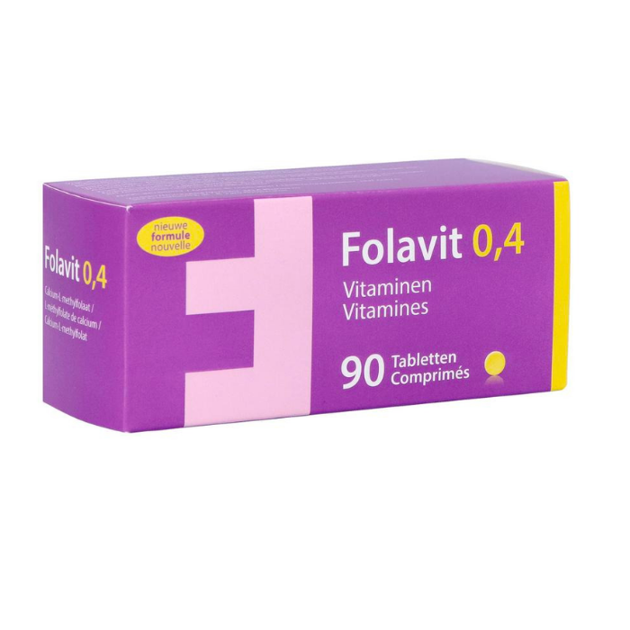Image of Folavit 0,4 Vitaminen 90 tabletten 
