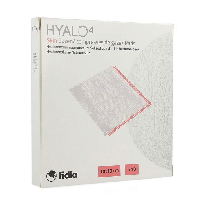 Image of Hyalo 4 Skin Gazen 10x10cm 10 Compressen 