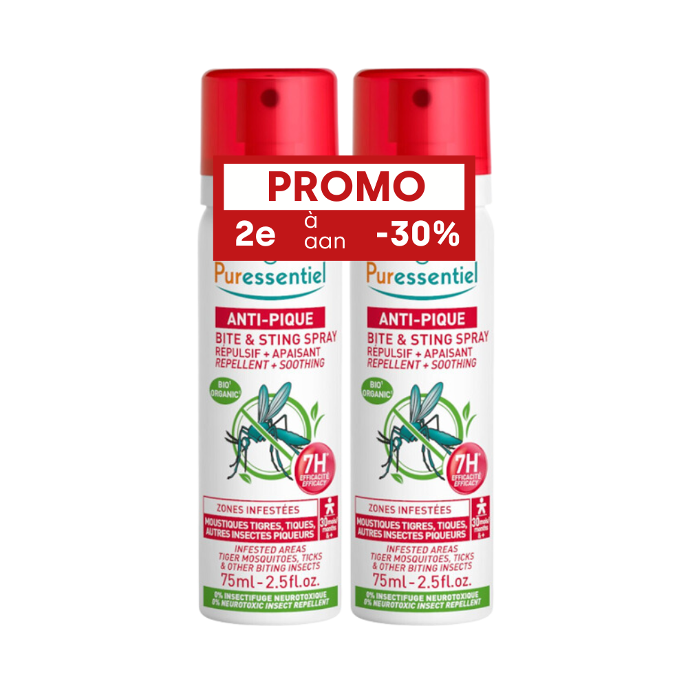 Image of Puressentiel Anti-Beet Spray 2x75ml Promo 2de aan -30% 
