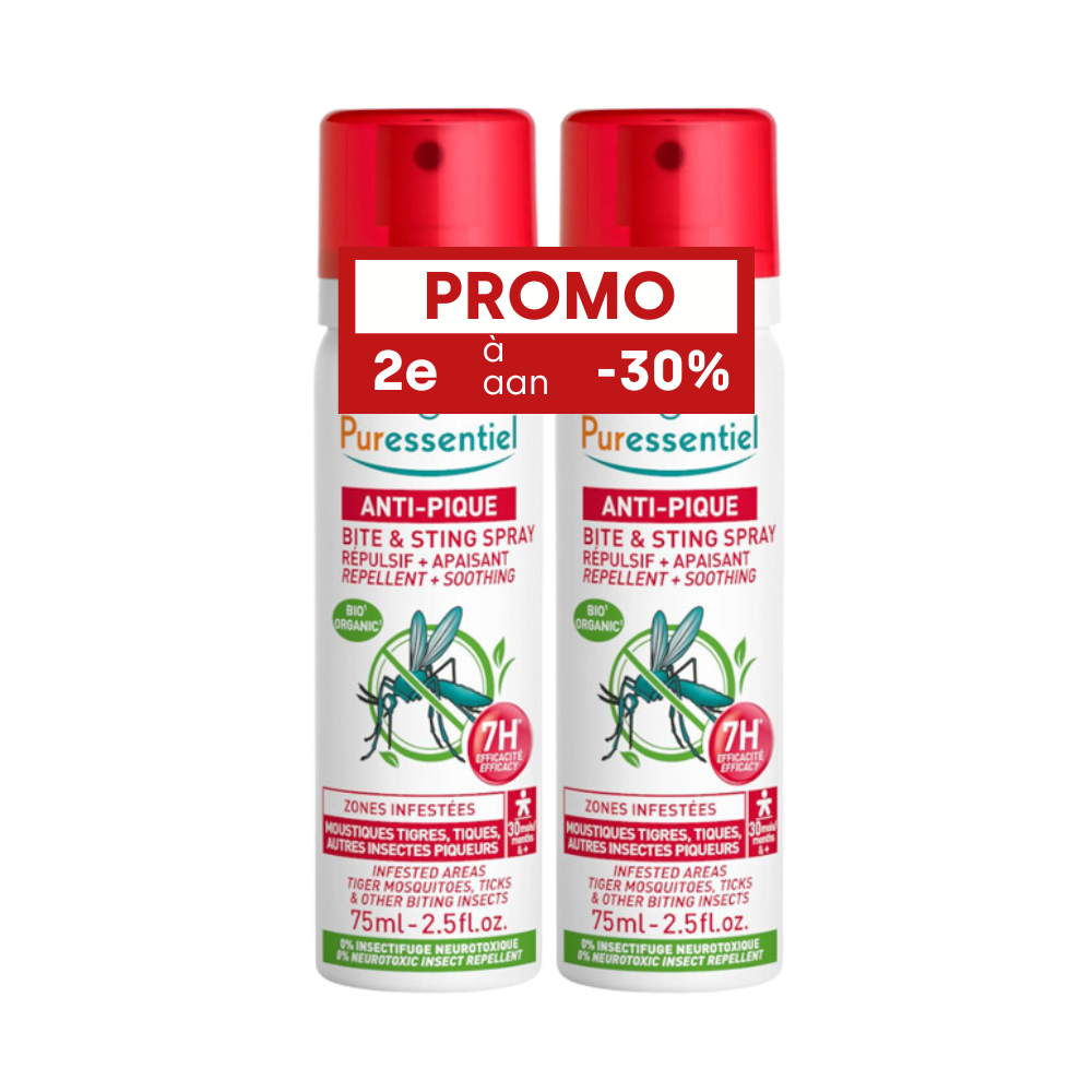 Image of Puressentiel Anti-Beet Spray 2x75ml Promo 2de aan -30%