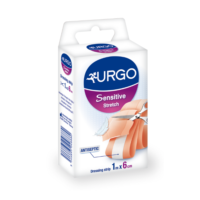 Image of Urgo Sensitive Stretch Pleister 1mx6cm 1 Stuk 