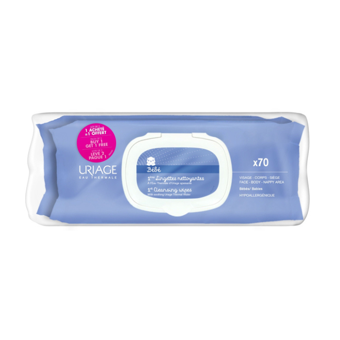 Image of Uriage Reinigingsdoekjes PROMO 2x70 Doekjes 