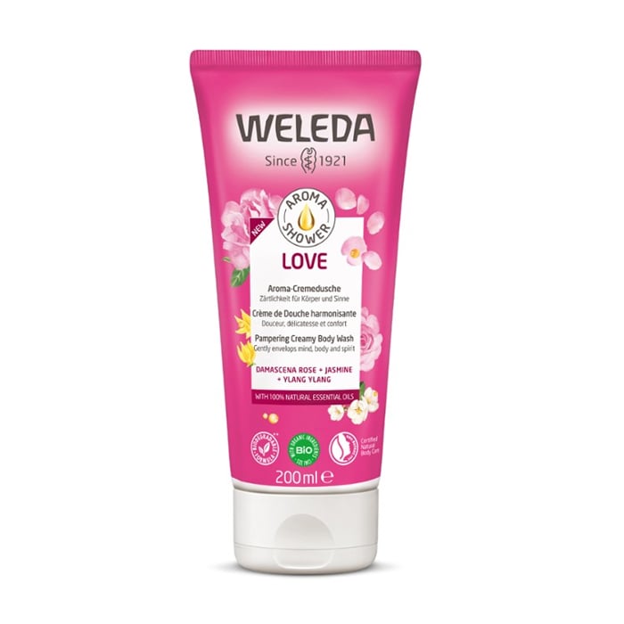 Image of Weleda Aroma Shower Love Douchecrème 200ml