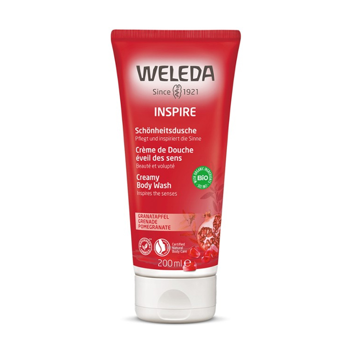 Image of Weleda Inspire Douchecrème Granaatappel 200ml