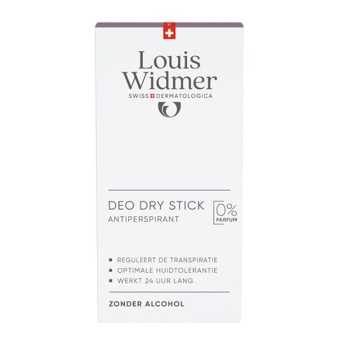 Louis Widmer Deo Dry Stick Antiperspirant Zonder Parfum - 50ml