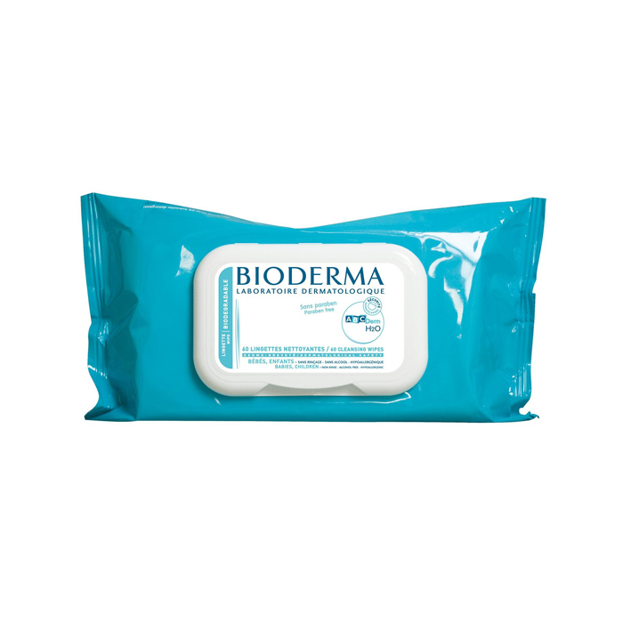 Image of Bioderma ABC Derm Reinigende Doekjes 60 Stuks