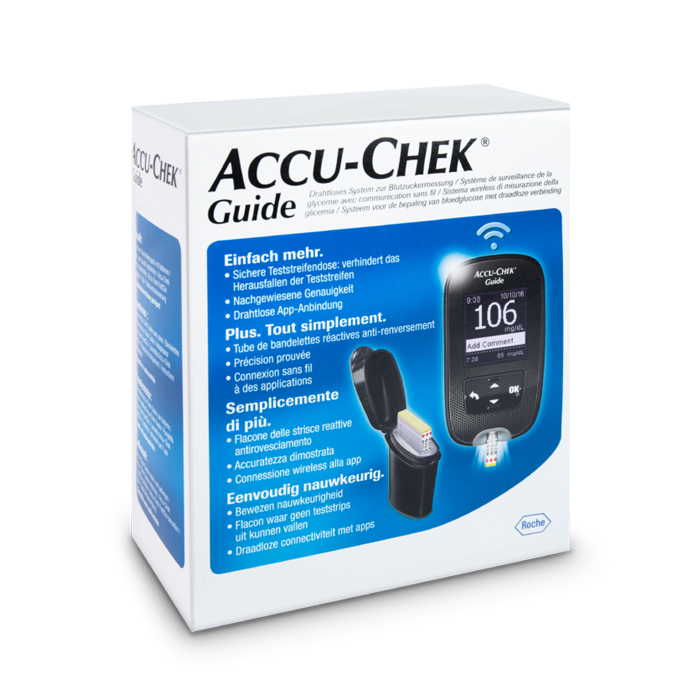 Image of Accu-Chek Guide Bloedglucosemeter Kit 1 Stuk