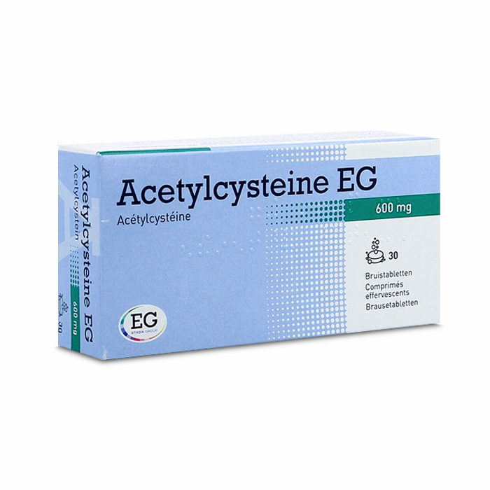 Image of Acetylcysteine EG 600mg 30 Bruistabletten 