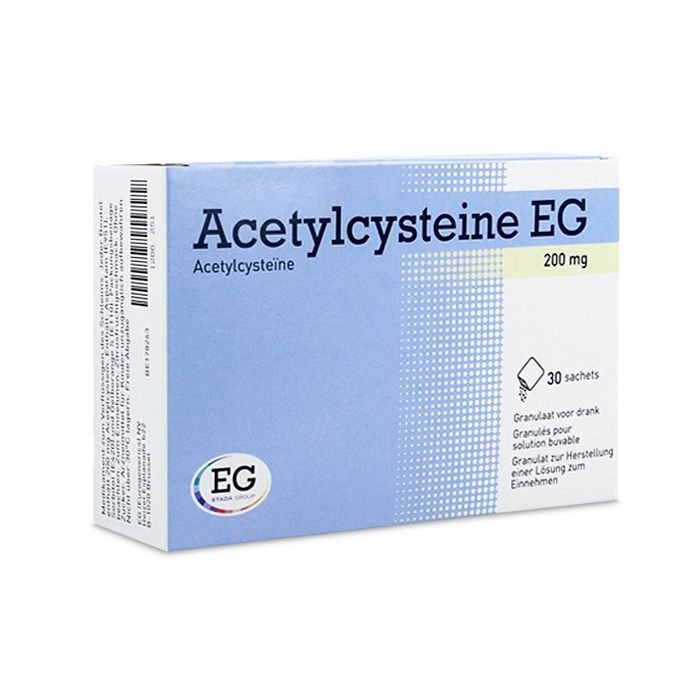 Image of Acetylcysteine EG 200mg 30 Zakjes 