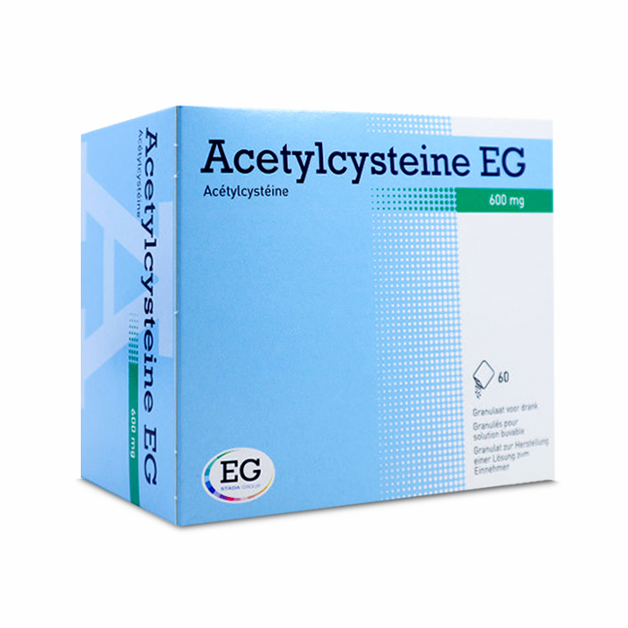 Image of Acetylcysteine EG 600mg 60 Zakjes 