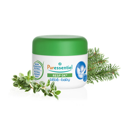 Image of Puressentiel Ademhaling Resp OK Massagebalsem Voor De Borst Baby 30ml 