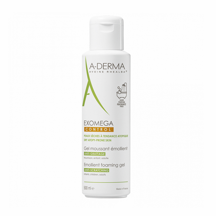 Image of A-Derma Exomega Control Emolliërende Schuimende Gel 500ml