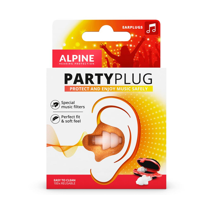 Image of Alpine PartyPlug Transparante Oordopjes 1 Paar