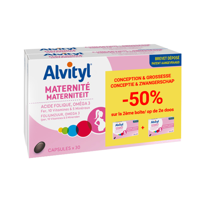 Image of Alvityl Materniteit Conceptie/Zwangerschap 2x30 Tabletten Promo 2e-50% 