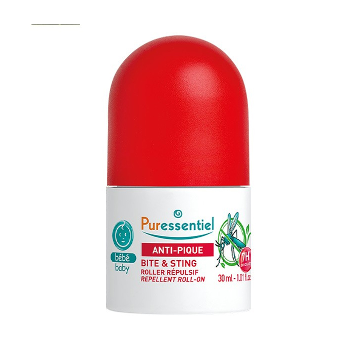 Image of Puressentiel Anti-Beet Afwerende Roller Baby/ Zwangere vrouwen 30ml 