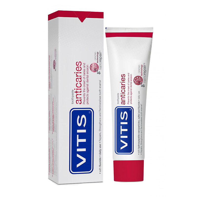 Image of Vitis Anti-caries Tandpasta 75ml 