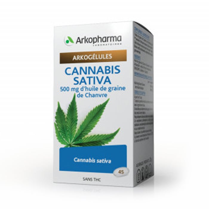 Image of Arkocaps Cannabis Sativa 45 Capsules 