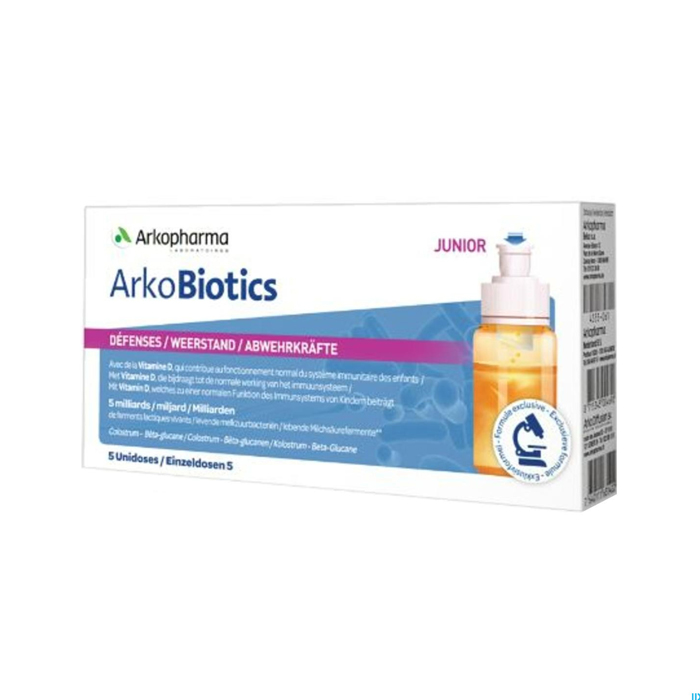 Image of Arkobiotics Weerstand Junior 5x10ml Unidoses 