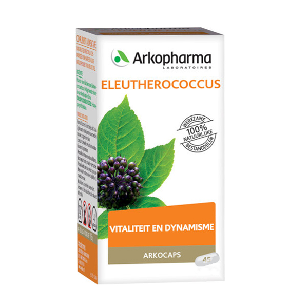 Image of Arkocaps Eleutherococcus Bio Vitaliteit &amp; Dynamisme 40 Capsules