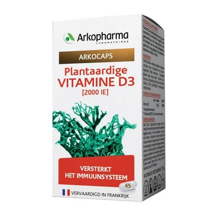 Image of Arkocaps Plantaardige Vitamine D3 45 Capsules 