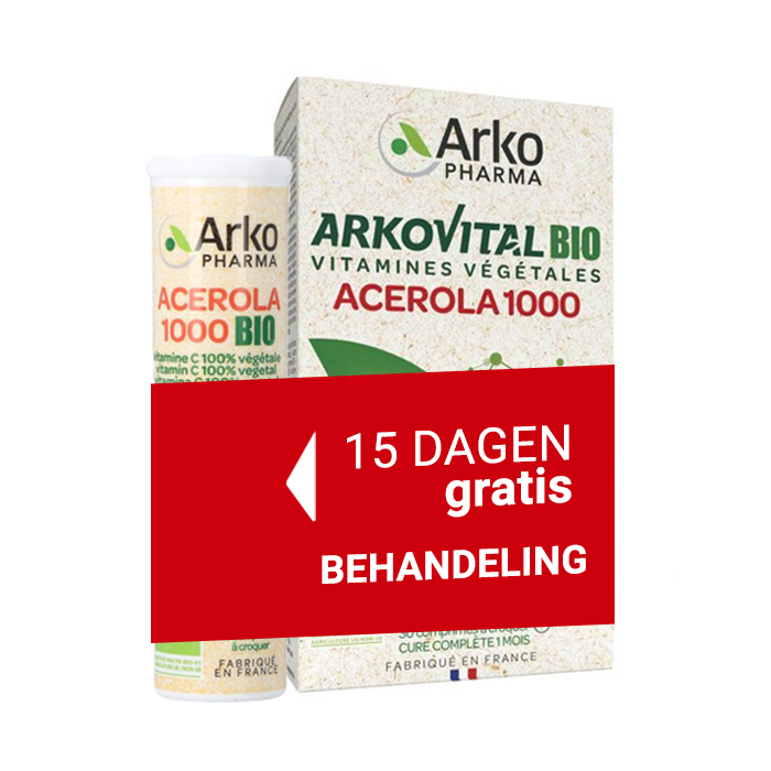 Image of Arkovital BIO Acerola 1000 30 Tabletten + 15 GRATIS 