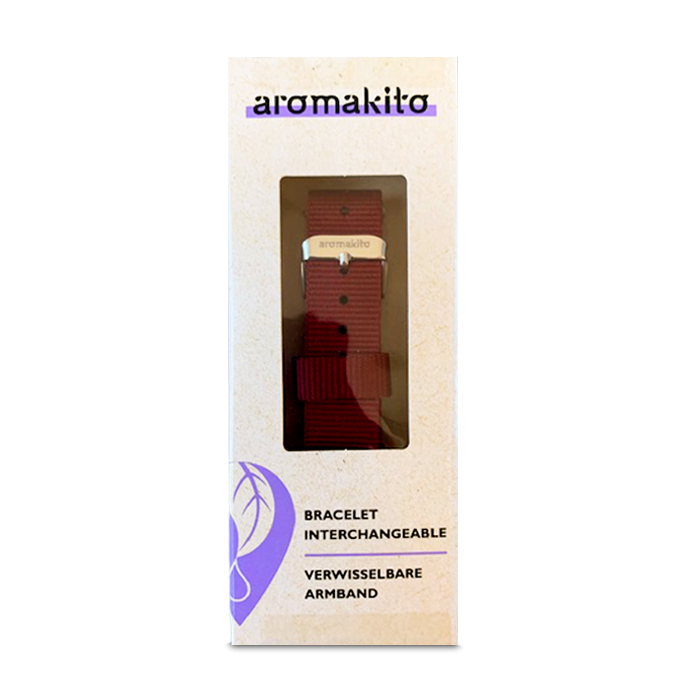 Image of Aromakito Verwisselbare Armband - Burgundy - 1 Stuk 