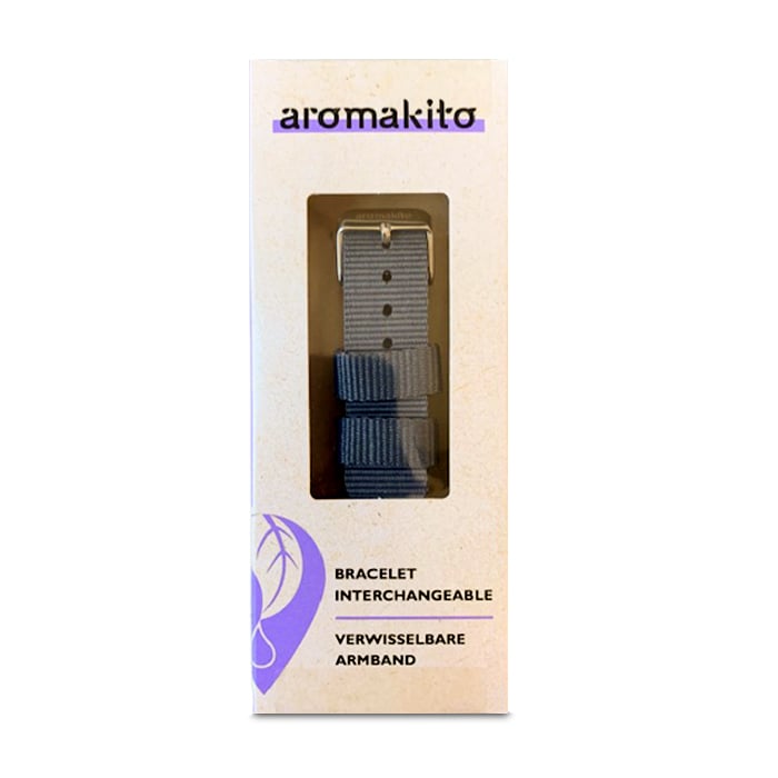 Image of Aromakito Verwisselbare Armband - Grijs - 1 Stuk 
