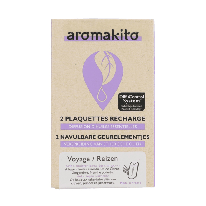Image of Aromakito Reizen Navulbare Geurelementjes 2 Stuks 