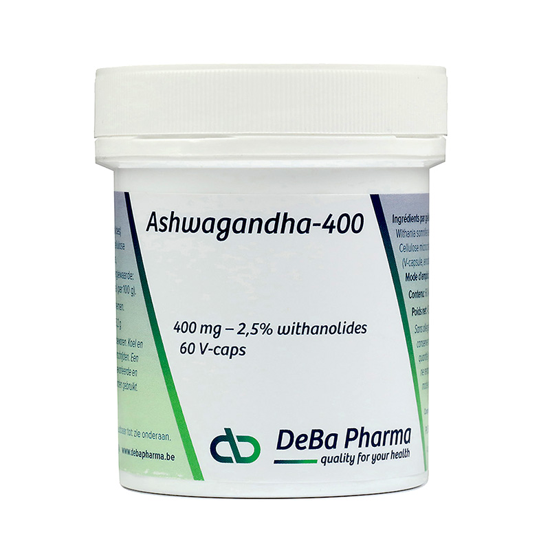 Image of Deba Pharma Ashwagandha-400 60 V-Capsules 