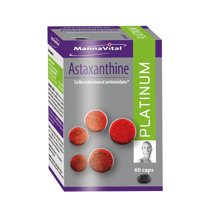 Image of MannaVital Astaxanthine Platinum 60 Capsules 