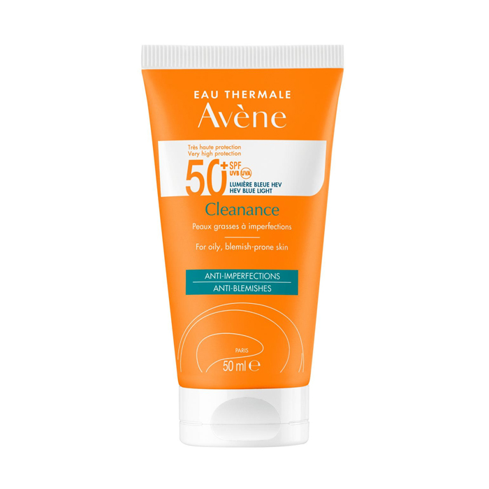 Image of Avène Cleanance Zonnecrème SPF50+ - Vette Huid - 50ml 