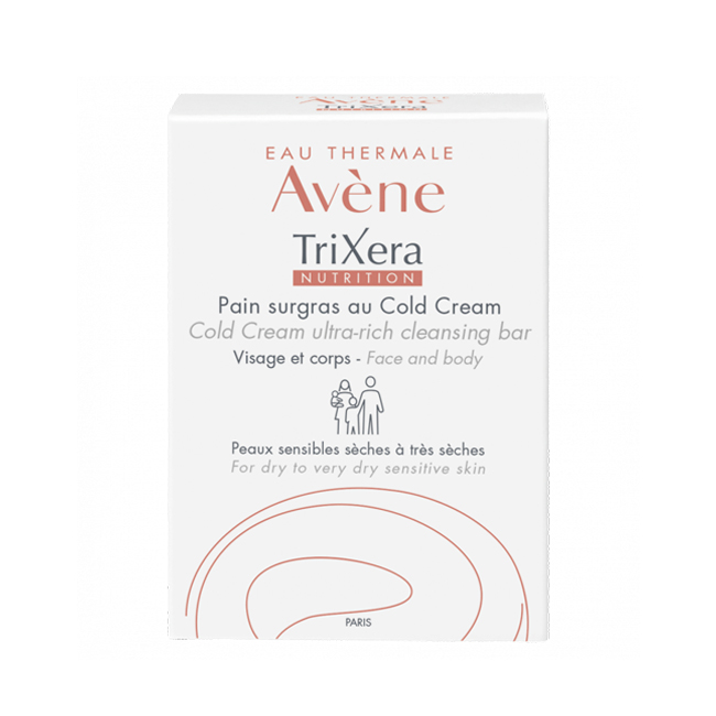 Image of Avene Trixera Nutrition Reinigingsblokje 100g 
