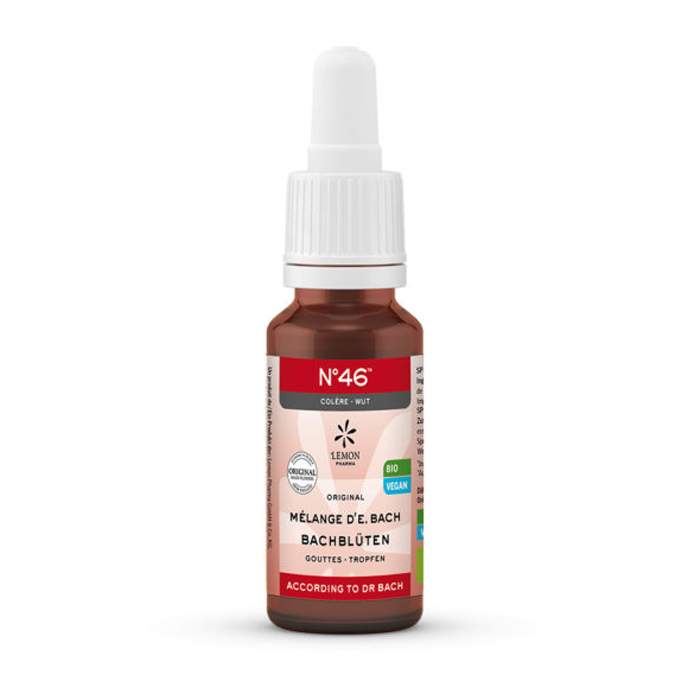 Image of Bach Bloesem BIO N°46 Woede Druppels 20ml 