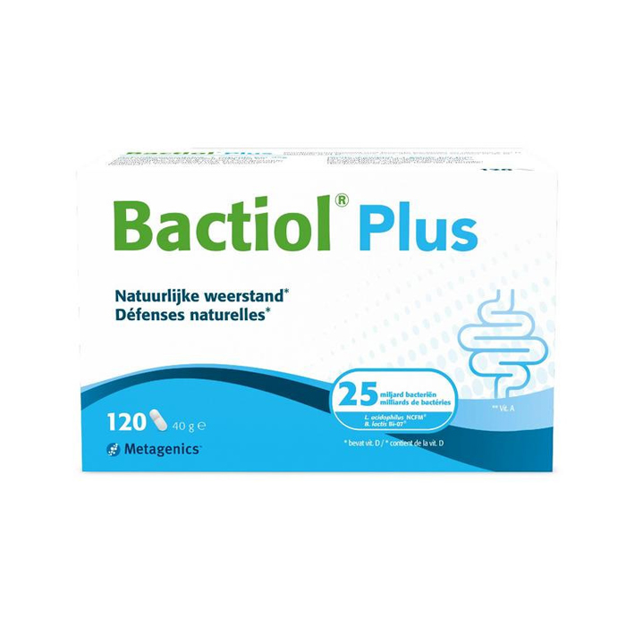 Image of Bactiol Plus Natuurlijke Weerstand 120 Capsules (Vroeger Probactiol Plus)