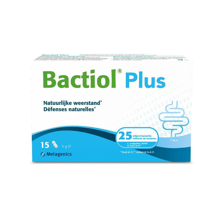 Image of Bactiol Plus Natuurlijke Weerstand 15 Capsules (Vroeger Probactiol Plus) 