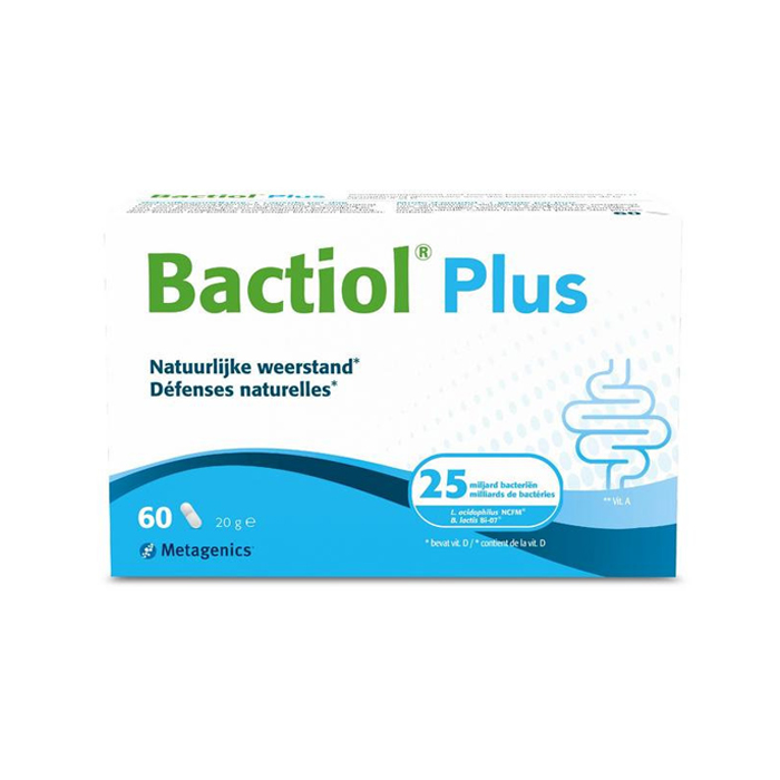Image of Bactiol Plus Natuurlijke Weerstand 60 Capsules (Vroeger Probactiol Plus) 