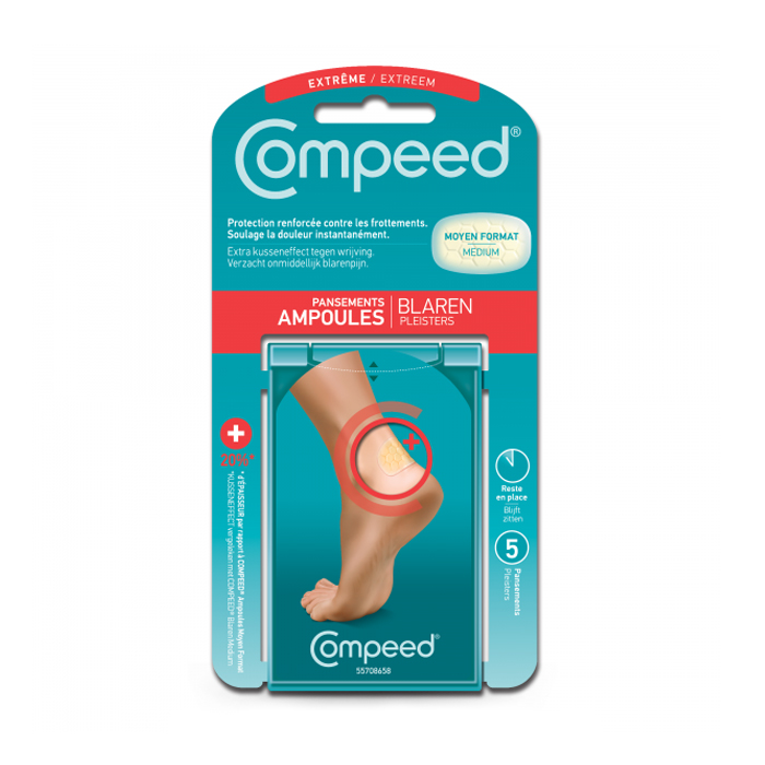 Image of Compeed Pijnlijke Blaren Medium Extreem 5 Stuks 