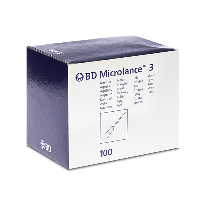 Image of BD Microlance 3 Injectienaald 27g 3/4 Rb 0,4x19mm Grijs 100 Stuks 