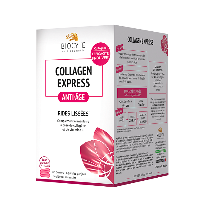 Image of Biocyte Collagen Express Anti-Age - 180 Capsules