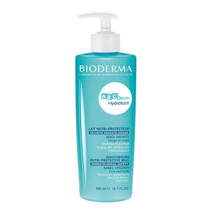 Image of Bioderma ABC Derm Hydraterende Melk Gezicht/ Lichaam 500ml