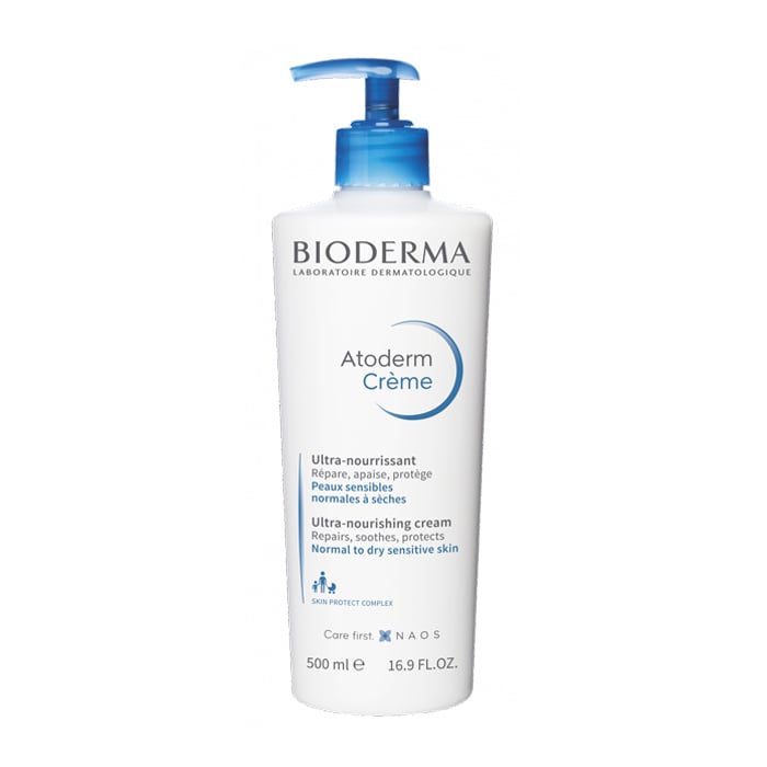 Image of Bioderma Atoderm Ultra Voedende Crème - Normale/Droge/Gevoelige Huid - 500ml