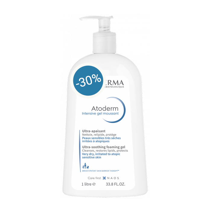 Image of Bioderma Atoderm Ultra-Kalmerende Schuimgel 1L Promo -30% 